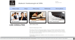 Desktop Screenshot of linkconsulting.com.pl
